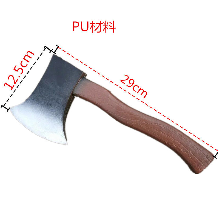 Child-Safe Soft Foam Firefighter Axe Prop Toy