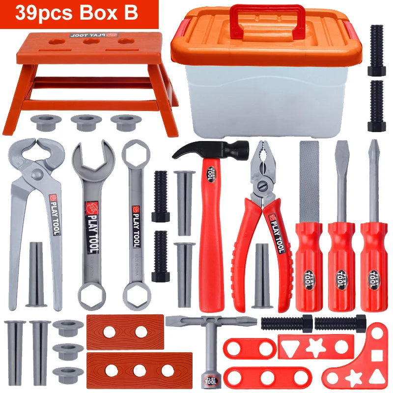 Kids Electric Toy Drill & Tool Set – Pretend Play Construction Kit for Toddlers
