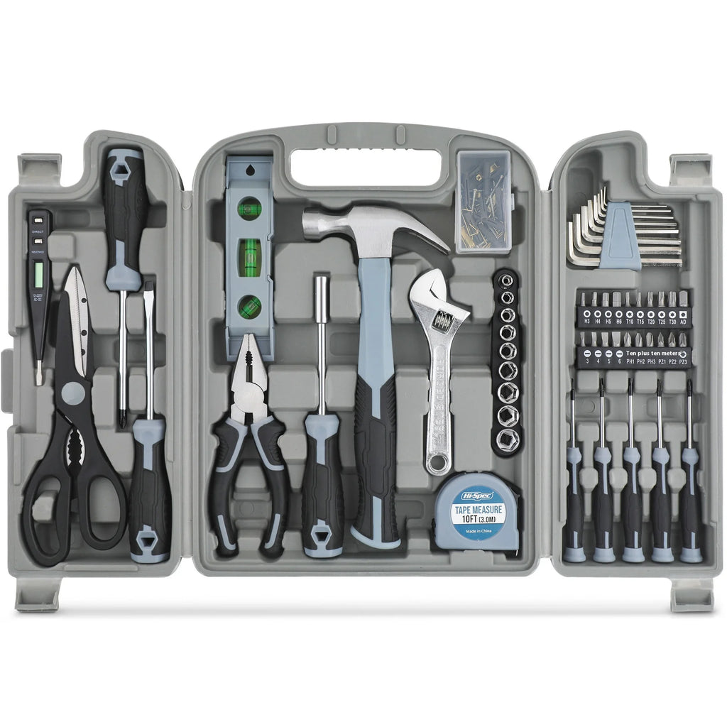 54-Piece DIY Household Tool Set – Chrome Vanadium Steel with Carry Case