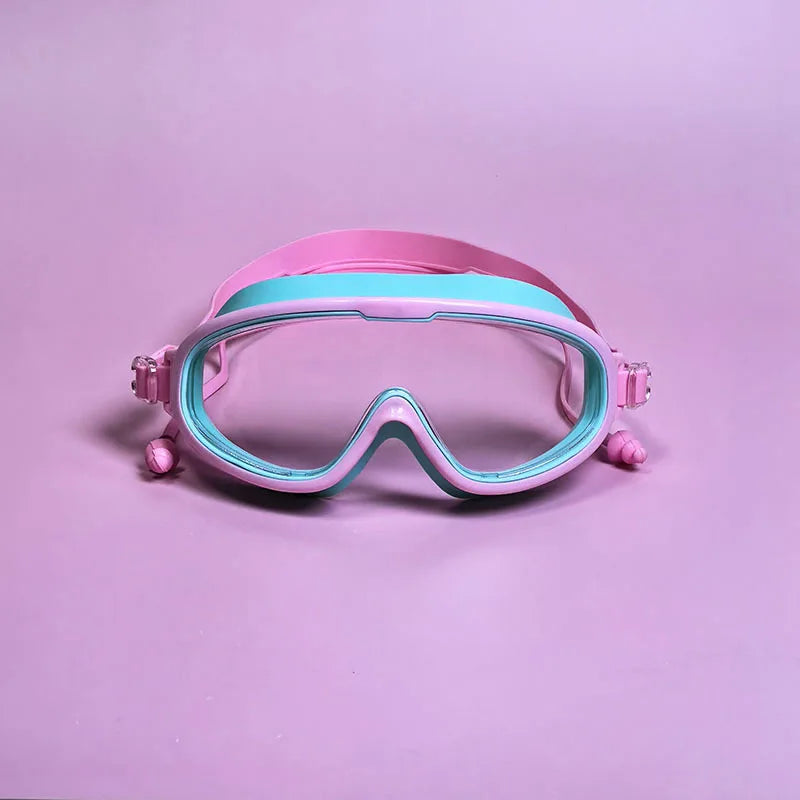 Children's Anti-fog Waterproof Swimming Diving Goggles PC Lens Silicone for Boys and Girls
