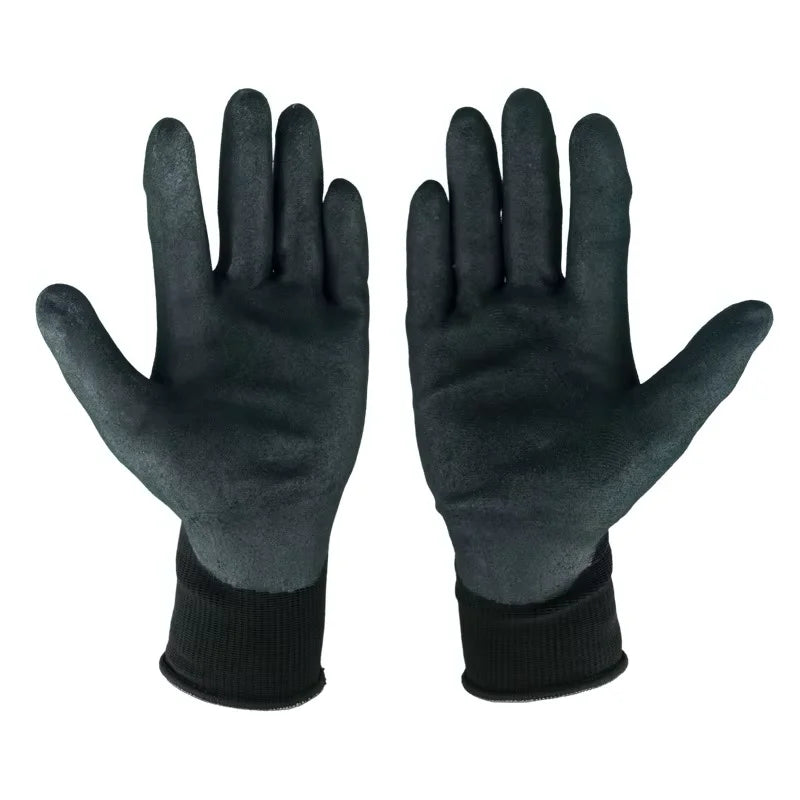 WonderGrip CE Certificate WG-550 Textured Full Customizable Heat Resistant Anti-wear Nitrile Coating Breathable Nylon Gloves