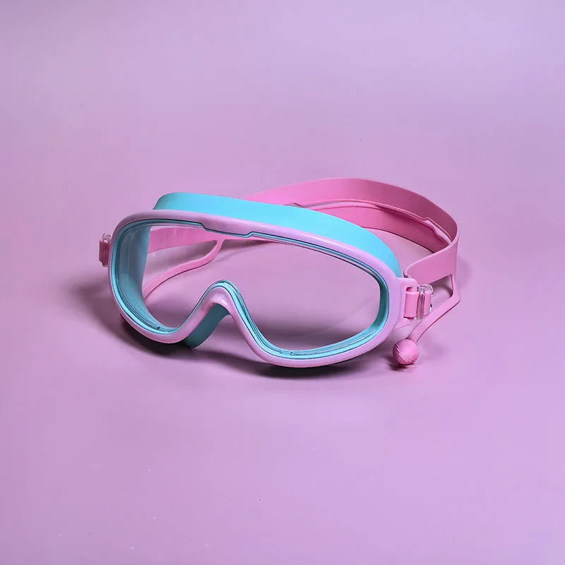 Children's Anti-fog Waterproof Swimming Diving Goggles PC Lens Silicone for Boys and Girls