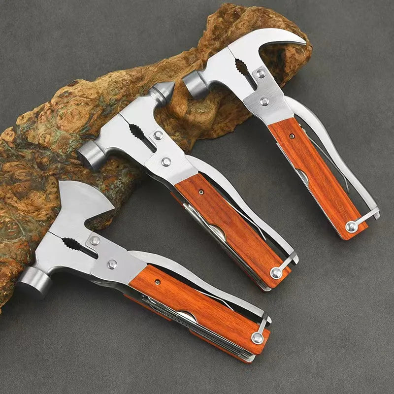 Tactical Multi-Tool Camping Axe – Tomahawk, Hammer & Knife Combo