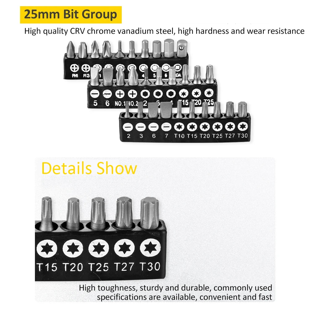 78-Piece Home Repair Tool Kit – Complete Carbon Steel Hand Tool Set