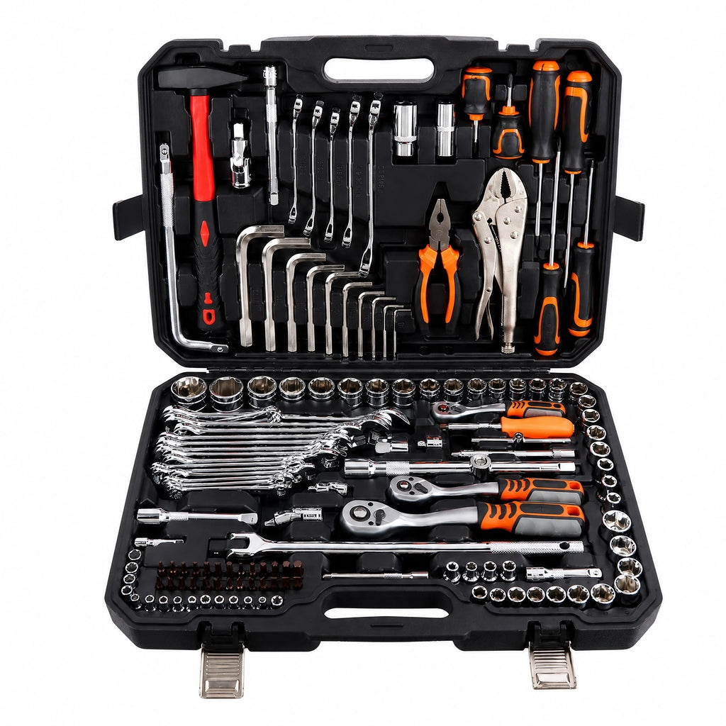 Multi-purpose Combination 147 Pcs Home Machine Auto Mechanic Repair Tools Kit