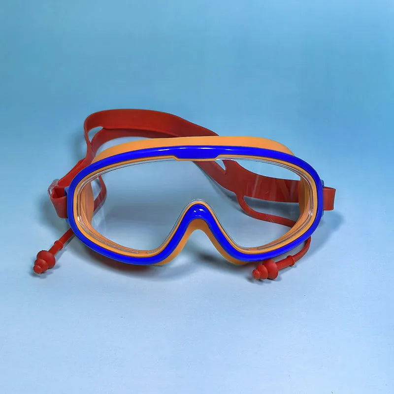 Children's Anti-fog Waterproof Swimming Diving Goggles PC Lens Silicone for Boys and Girls