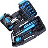 39-Piece Home Repair Tool Set – Pink, Orange, Blue & Yellow | Carry Case Included