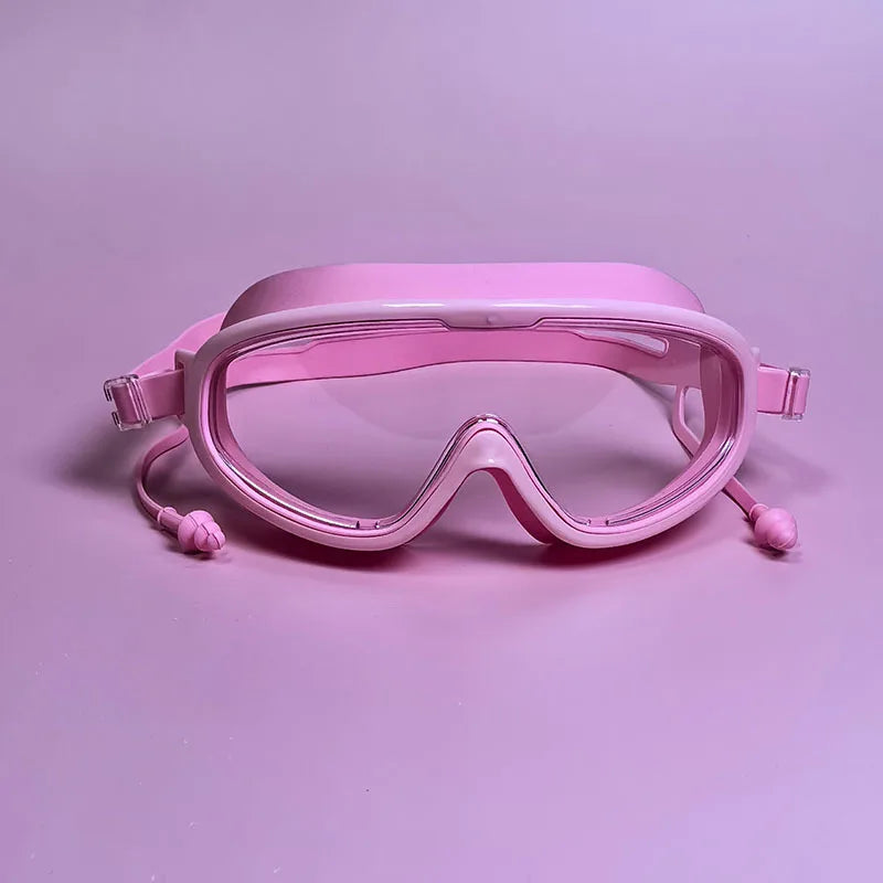 Children's Anti-fog Waterproof Swimming Diving Goggles PC Lens Silicone for Boys and Girls