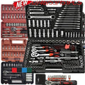 108PCS Hand Tool Set Car Repair Tool Kit Motorcycle Repair Blow Mold Tool Case