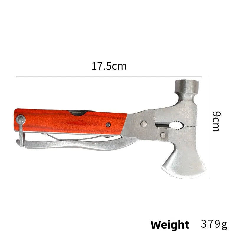 Tactical Multi-Tool Camping Axe – Tomahawk, Hammer & Knife Combo