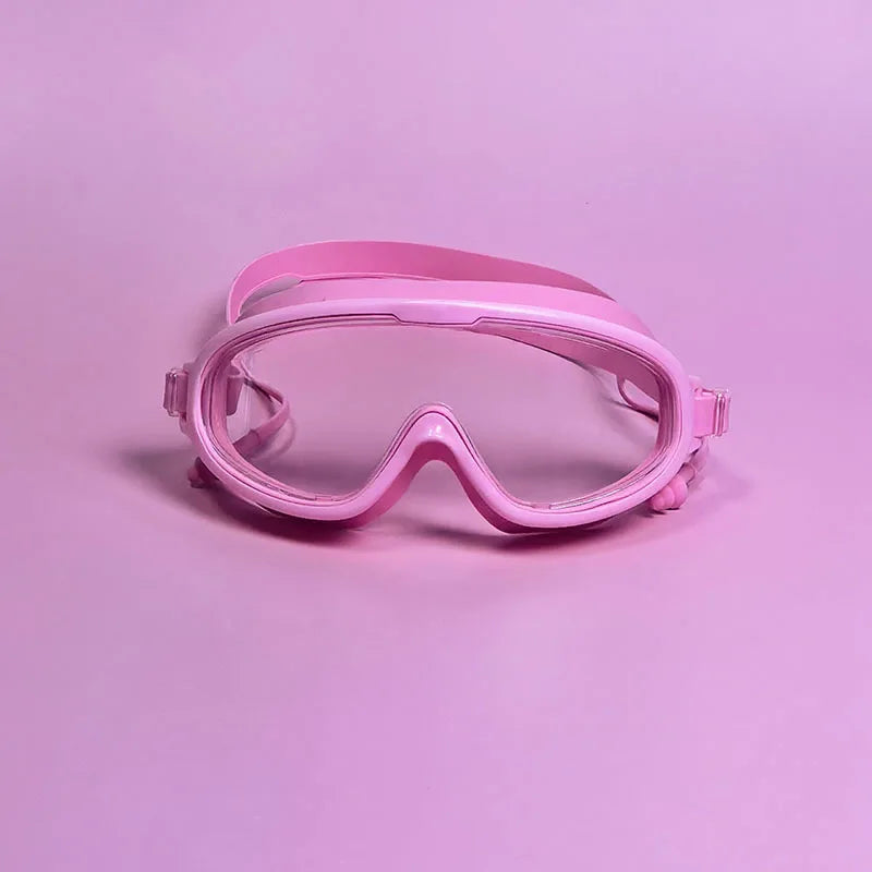 Children's Anti-fog Waterproof Swimming Diving Goggles PC Lens Silicone for Boys and Girls