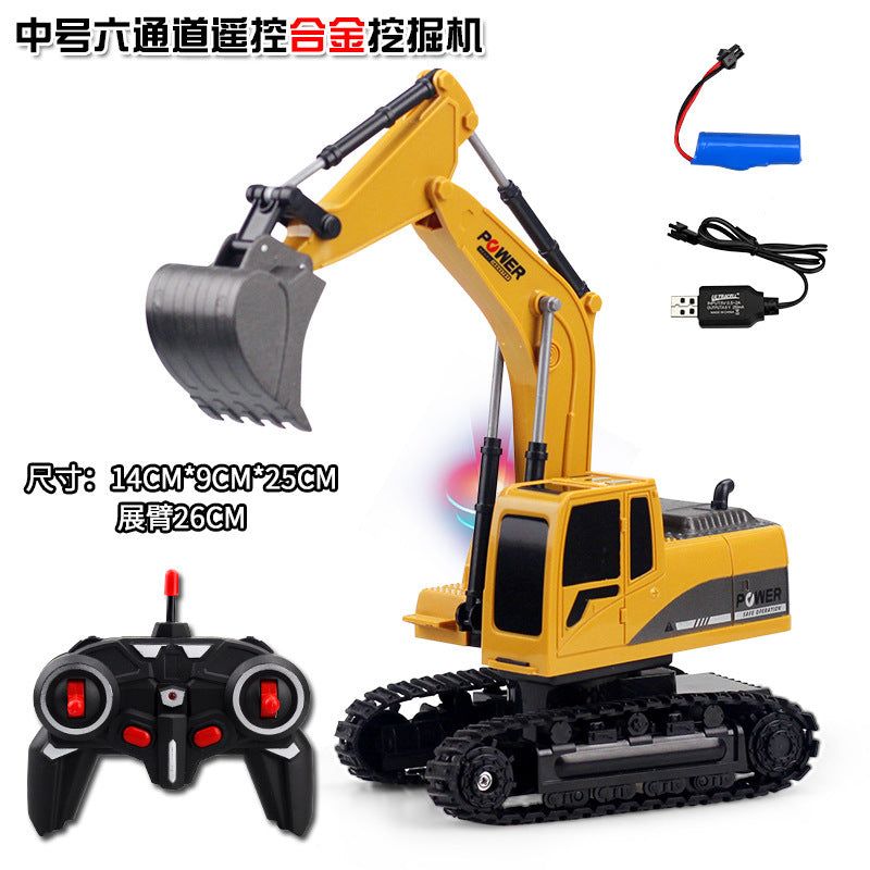 2.4G Remote Control Heavy-Duty Alloy Dump Truck & Transporter
