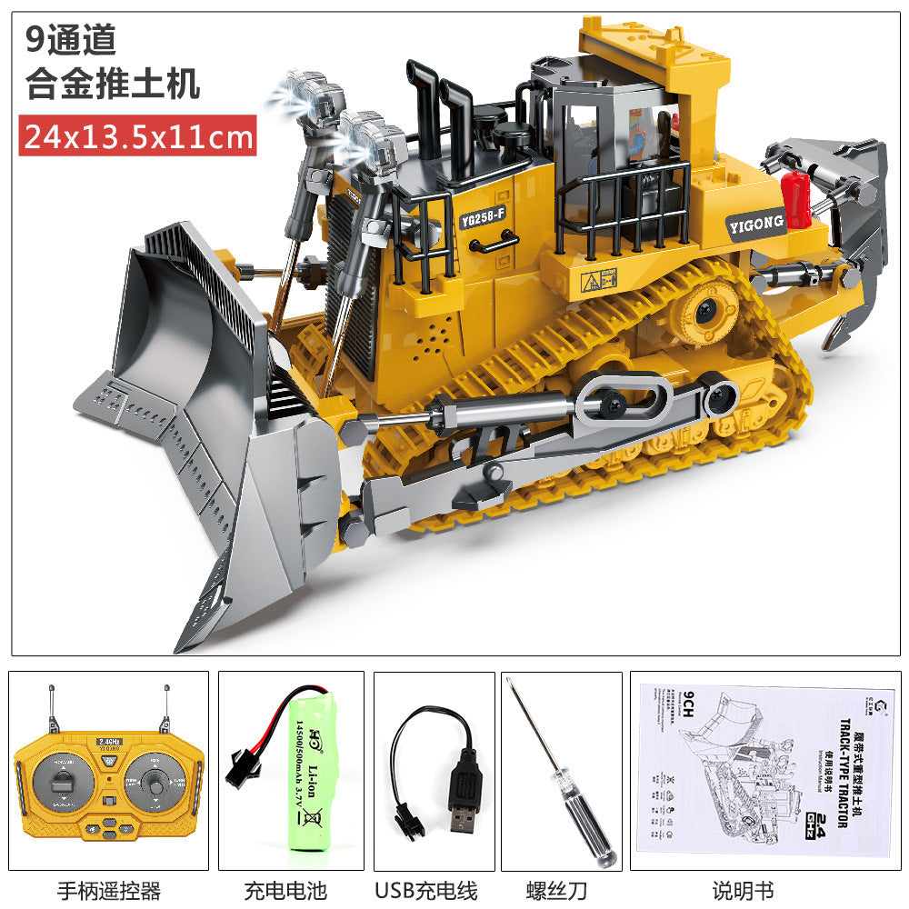 2.4G Remote Control Heavy-Duty Alloy Dump Truck & Transporter