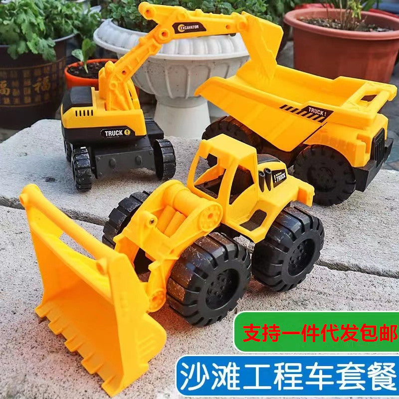 Heavy-Duty Shatter-Resistant Construction Excavator Beach Toy