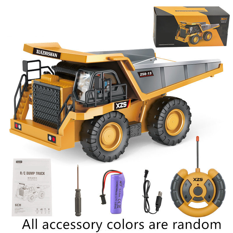 Kids 2.4G Remote Control Alloy Excavator & Construction Vehicle Set