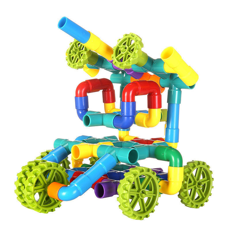 Children's Water Pipe Splicing & Assembly Building Block Set
