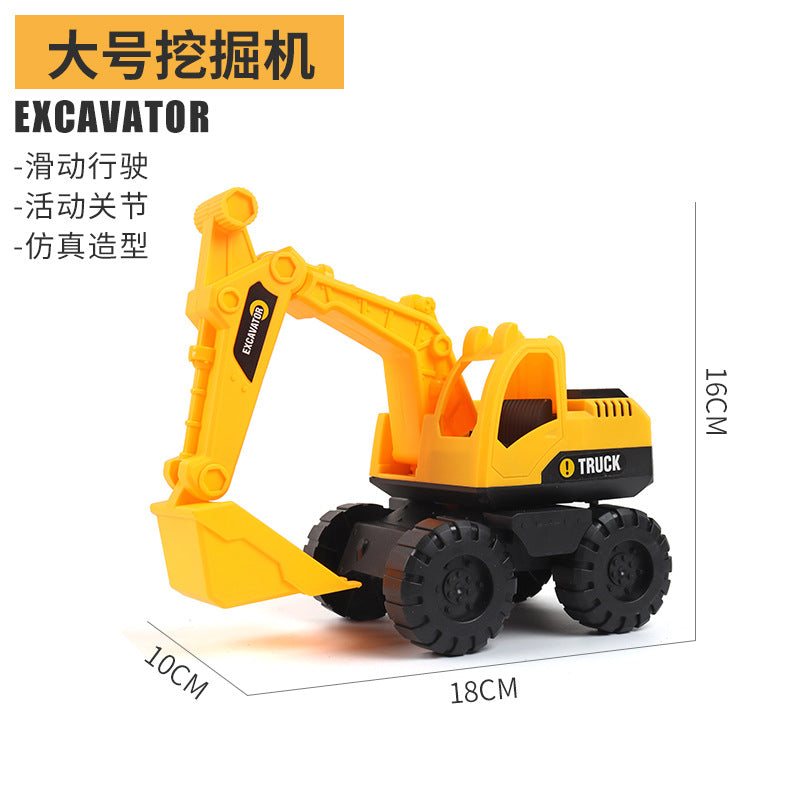 Heavy-Duty Shatter-Resistant Construction Excavator Beach Toy
