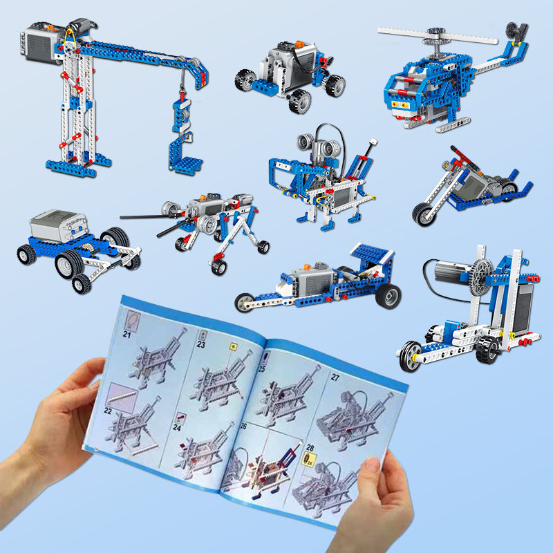 STEM Electric Motorized Building Blocks & Robot Kit (9686 Compatible)