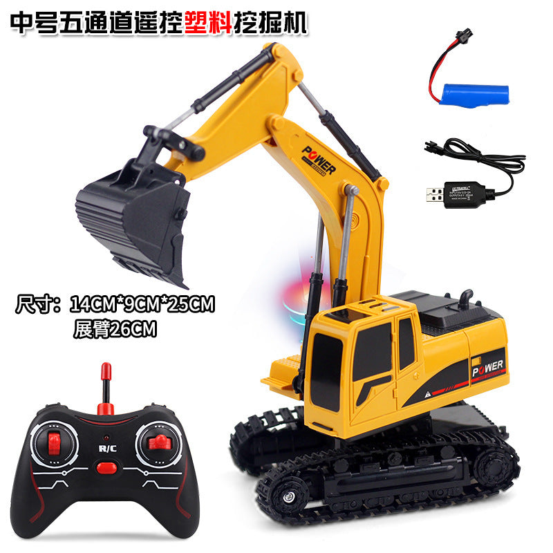 2.4G Remote Control Heavy-Duty Alloy Dump Truck & Transporter