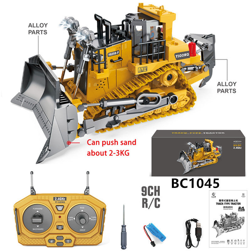 Kids 2.4G Remote Control Alloy Excavator & Construction Vehicle Set