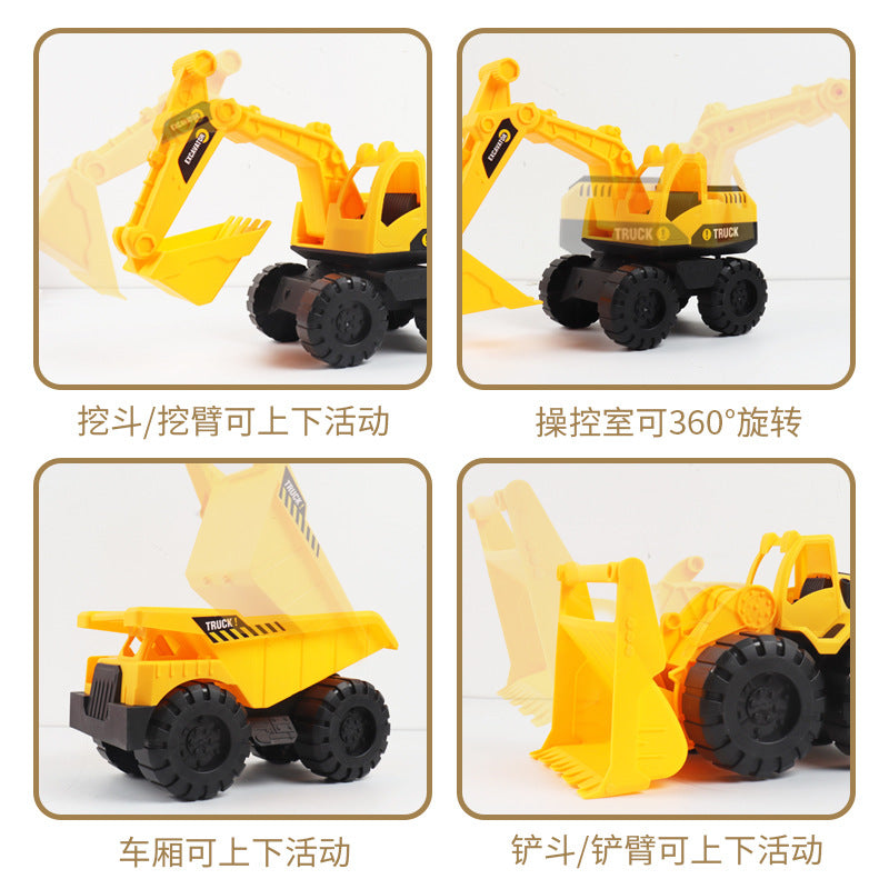 Heavy-Duty Shatter-Resistant Construction Excavator Beach Toy