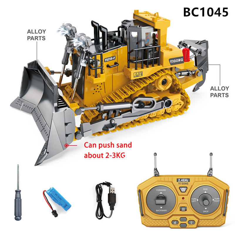 Kids 2.4G Remote Control Alloy Excavator & Construction Vehicle Set