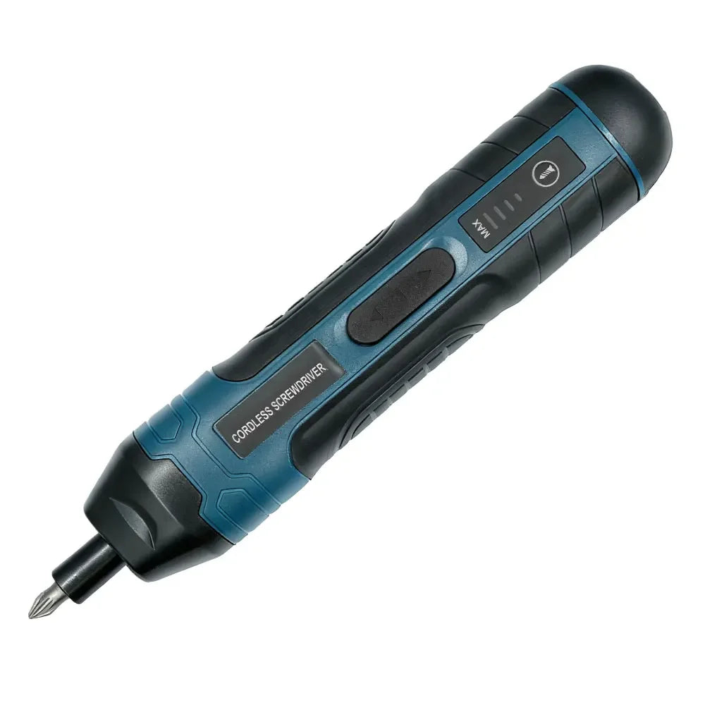 Portable Cordless Electric Screwdriver Kit with Lithium Battery 3.6V Adjustable Power Drill for Household Repair&Craft Projects
