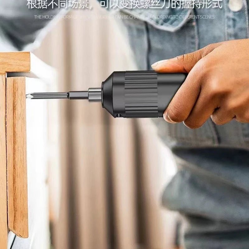 Electric drill Screwdriver Screw driver Cordless Bits Power 1300mAh Battery Tools Set Bits For PC computer Mobile phone repair