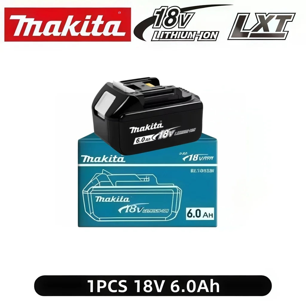 Original Makita DDF487 18V 13mm Cordless Driver Drill Kit Equipped with 6Ah Replacement Battery and Standard Charger