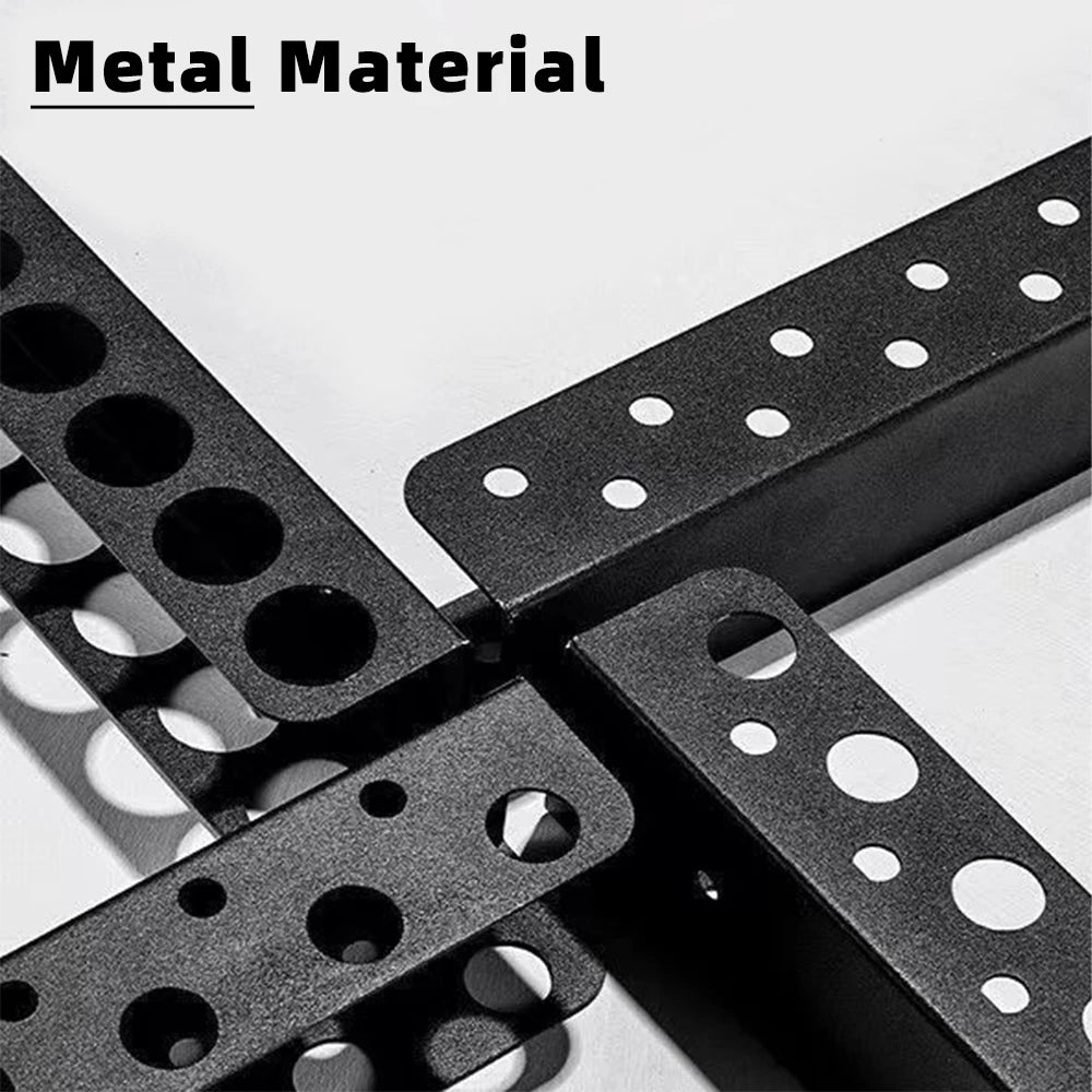 Heavy-Duty Wall Mounted Metal Tool & Screwdriver Storage Rack