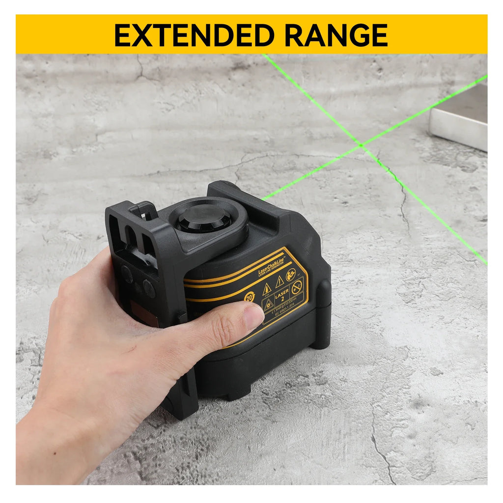 DEWALT DW088CG 2-Lines Laser Level Self Levelling Cross Line Green Beam Laser Horizontal Vertical Naked Tool