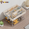 Heavy-Duty Portable Toolbox Case with Removable Dividers