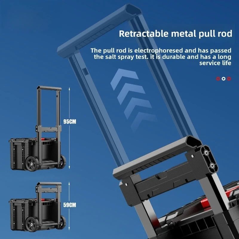 Multi-Tier Stackable Modular Storage Toolbox System