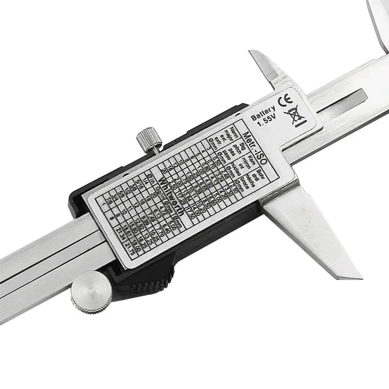 Professional 6-Inch (150mm) Stainless Steel Digital Vernier Caliper