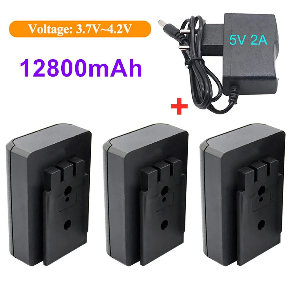 12800mAh Li-Ion Rechargeable Battery Laser Grade for Cross Laser Level Vertical&Horizontal Green 4D Self-Leveling Laser Line