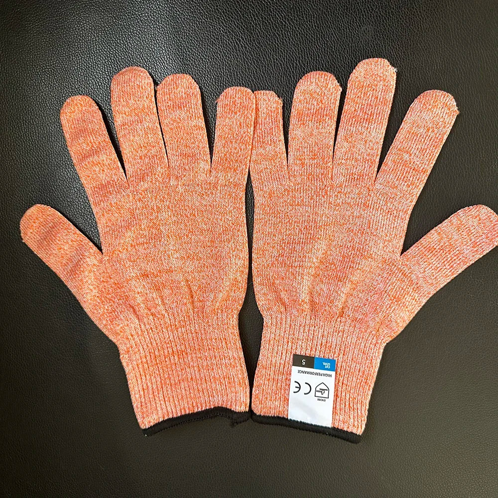 Anti-Cut Levels Gloves for Kitchen & Construction Labor Protection Wear-Resistant Gardening Gloves Injury Resistant Glass Handli