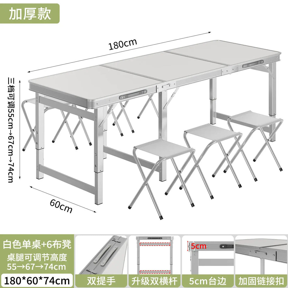 Foldable Work Table Desk Camping Side Barbecue Table Lightweight Patio Tavolo Campeggio Richiudibile Outdoor Furniture