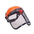 Grass Trimmer & Chainsaw Safety Helmet with Full-Face Wire Mesh Shield