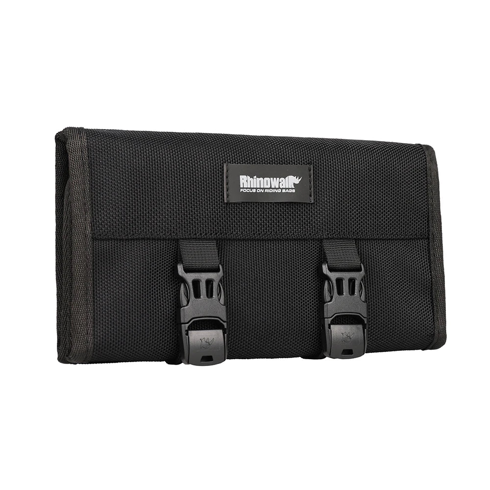 Rhinowalk Motorcycle Tool Roll Bag Portable Motor Saddlebags Side Tool Storage Bag Pouch Outdoor  Travel Repair Working Tool