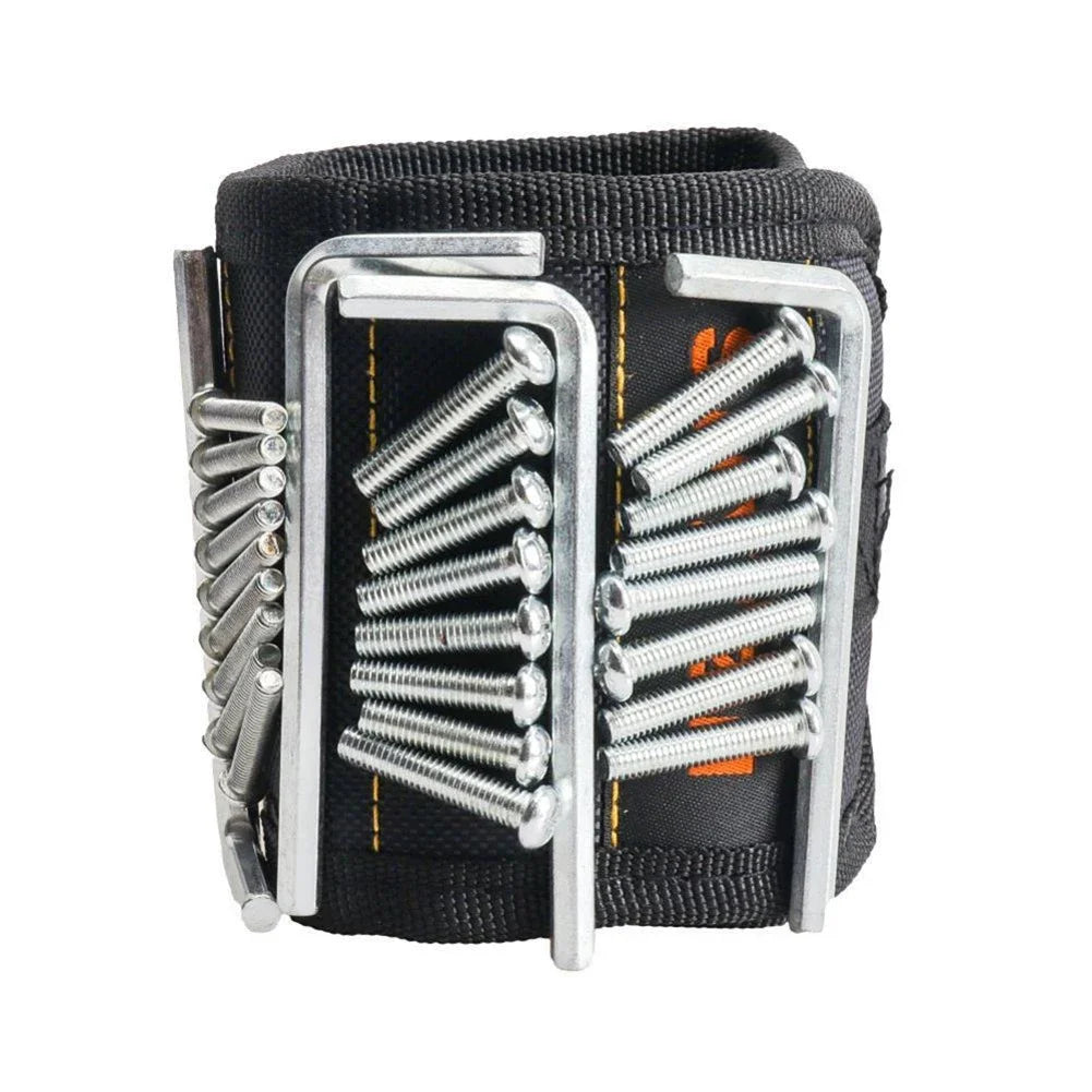 Magnetic Wristband for Holding Screws Nails Drilling Bits Wrist Tool Holder Belts with Strong Magnets Cool Gadgets for Men