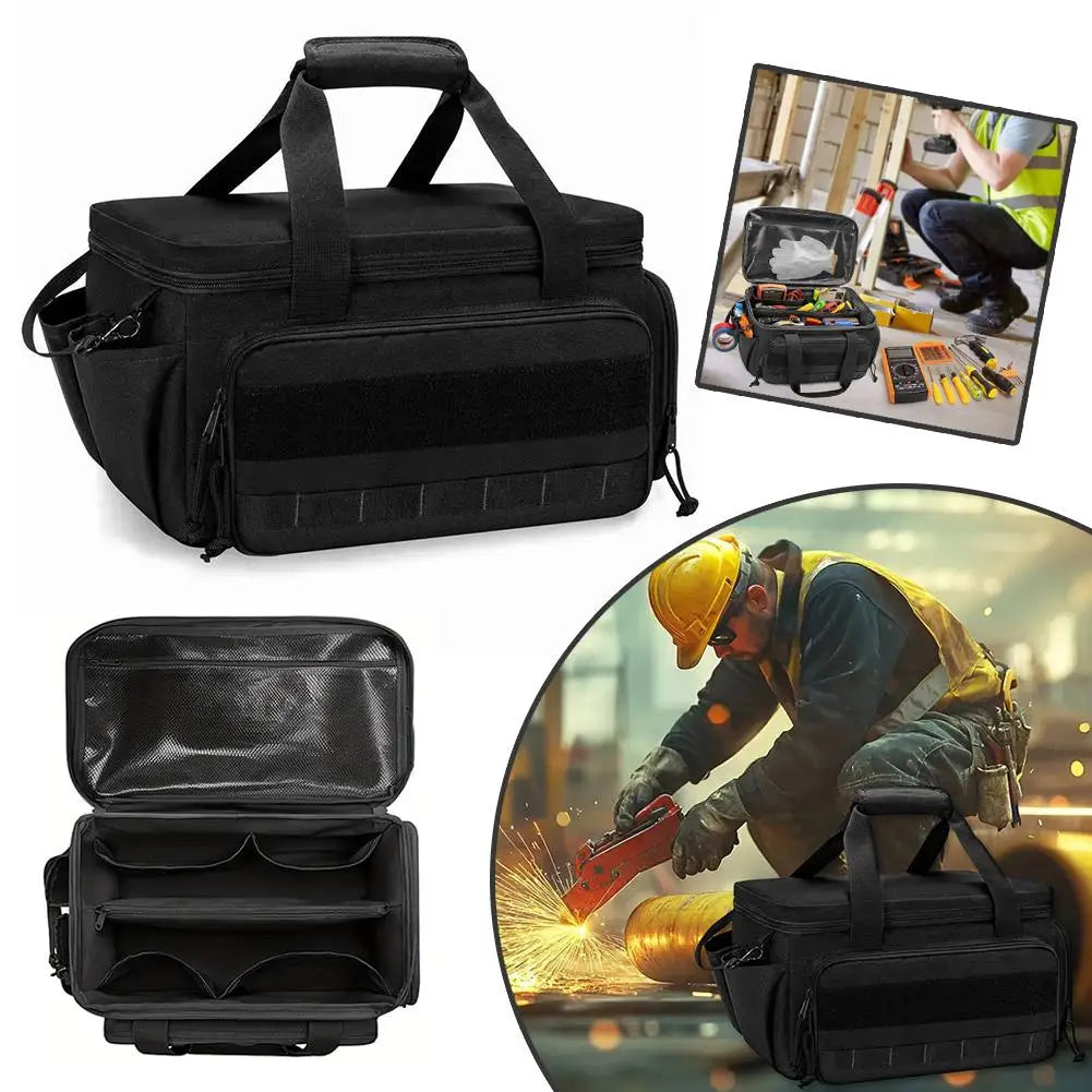 Heavy Duty Tool Bag Multipurpose Work Organizer for Handyman,Carpenter,Durable Portable Tool Storage