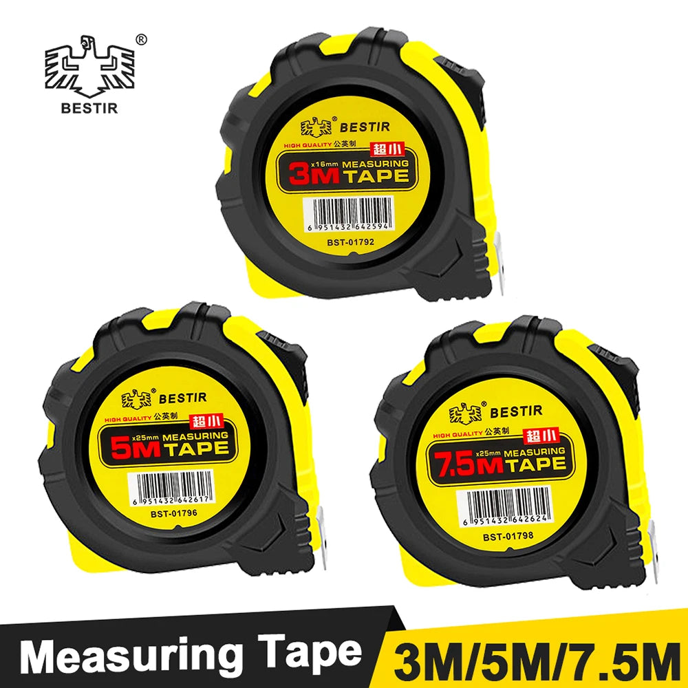 High-Precision Metric & Feet Lockable Measuring Tape