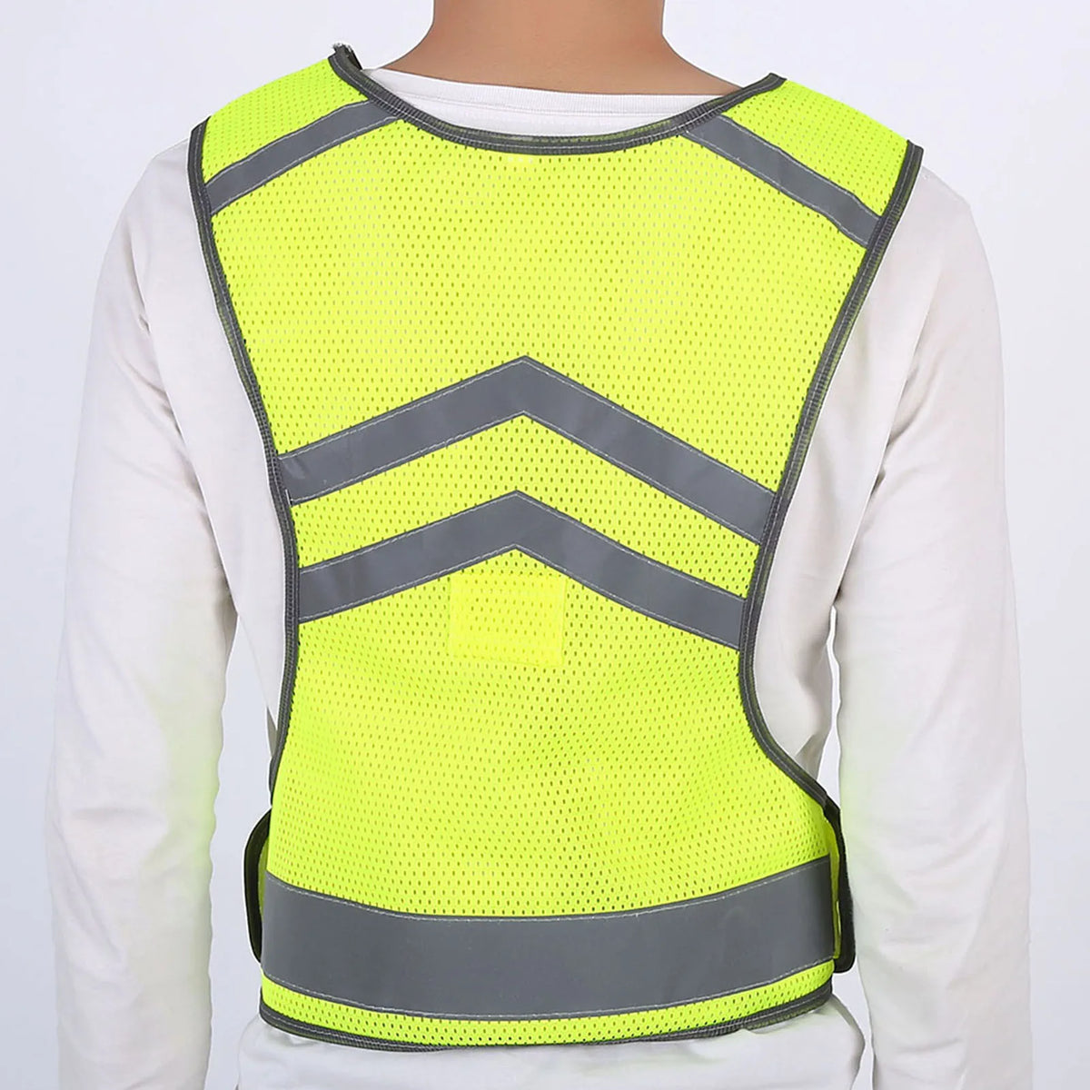 High-Visibility Adjustable Reflective Safety Harness Vest – Night Running, Cycling & Construction