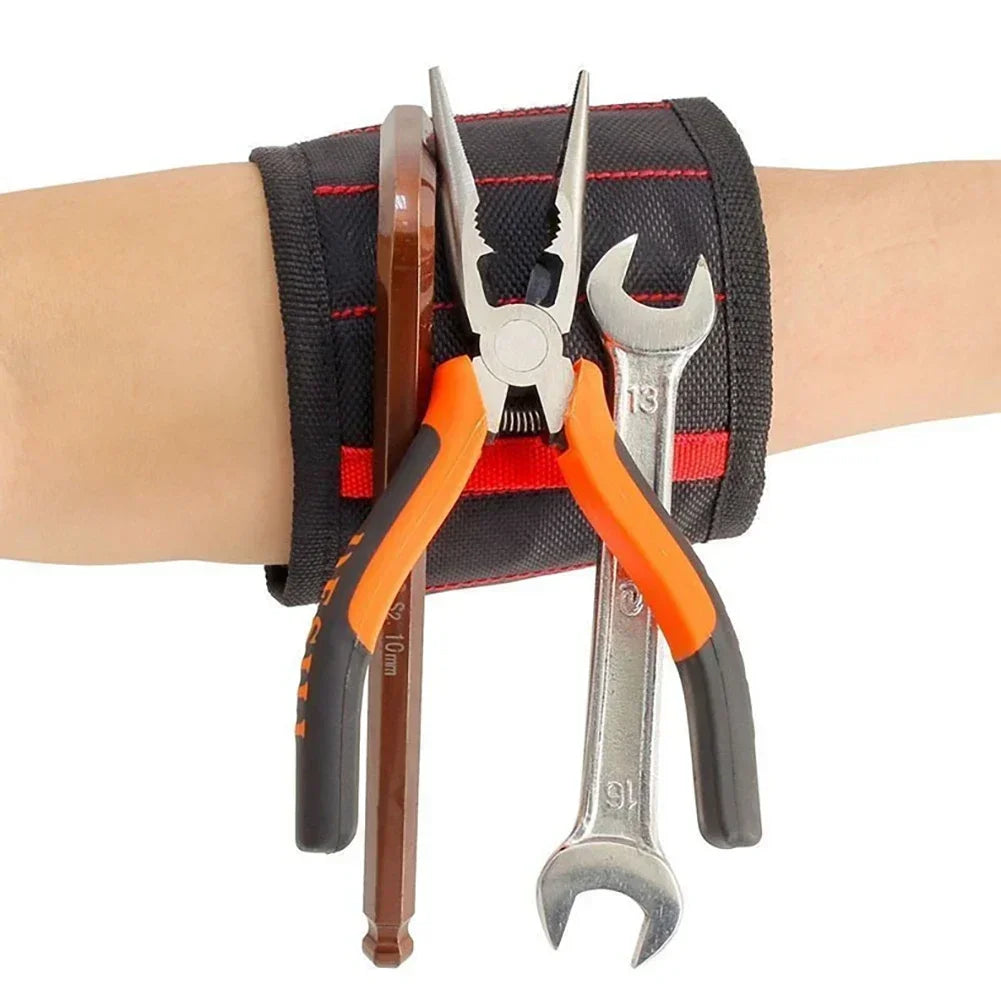 Magnetic Wristband for Holding Screws Nails Drilling Bits Wrist Tool Holder Belts with Strong Magnets Cool Gadgets for Men