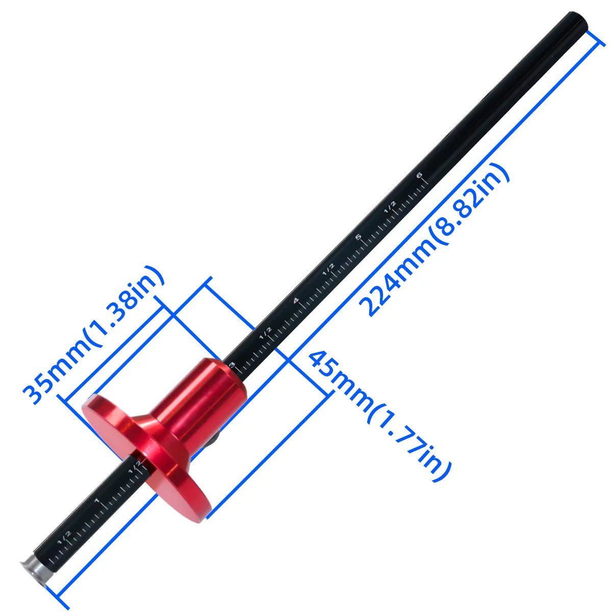 Precision Woodworking Scriber & Mortise Parallel Marking Tool