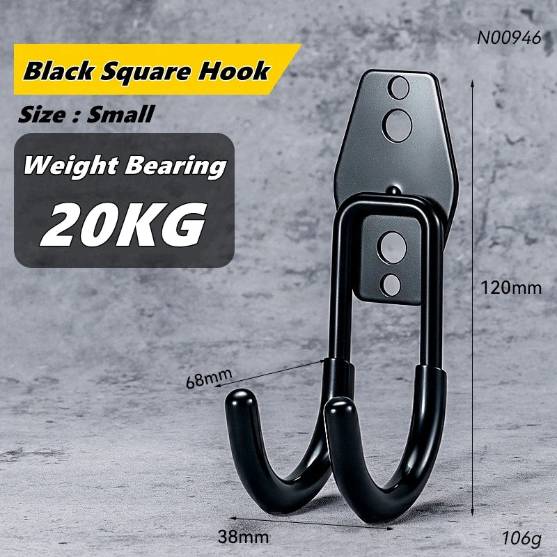 Heavy-Duty Wall Mount Garage & Garden Tool Storage Hooks