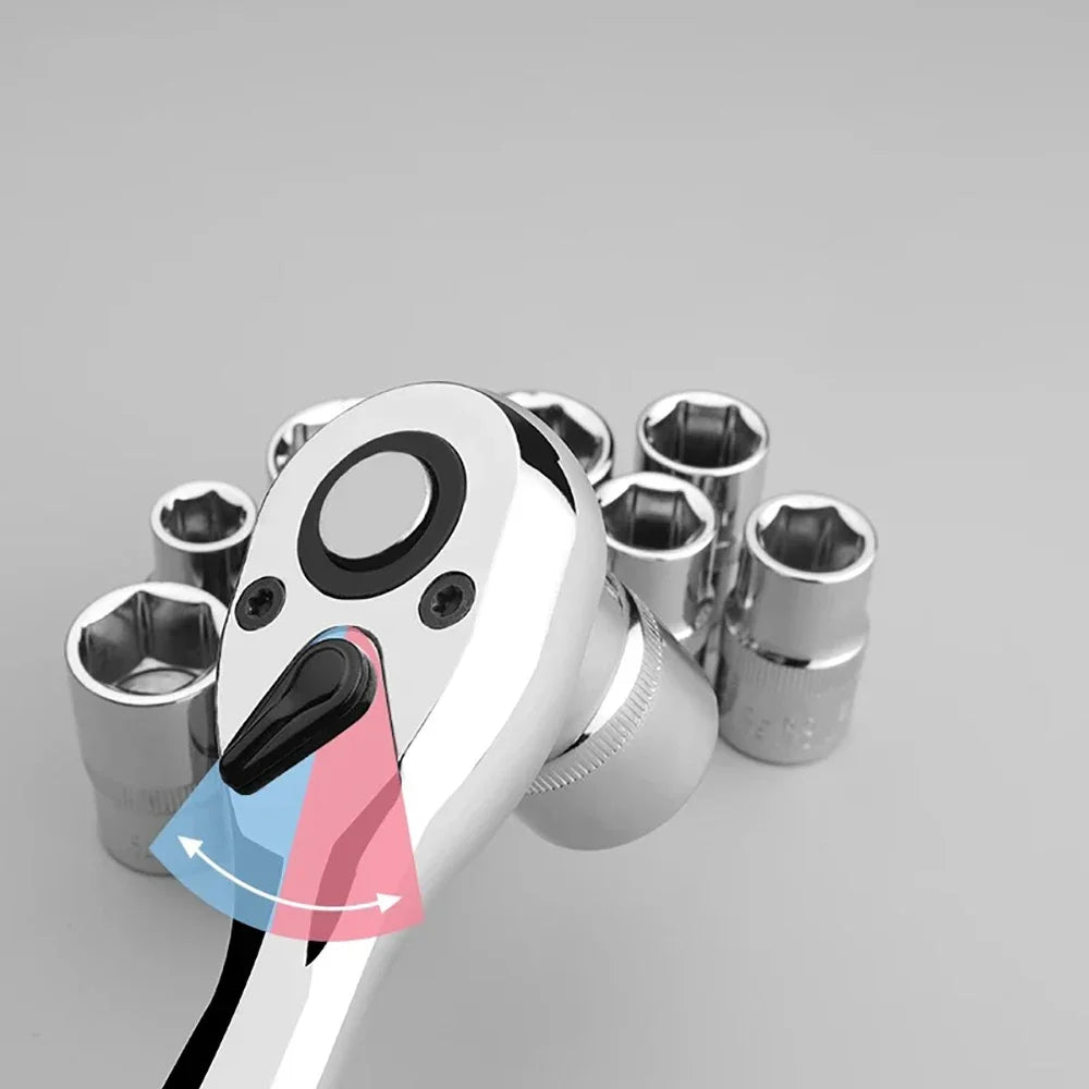 Ratchet Wrench 72 Teeth Extending Telescopic Ratchetes Socket Wrenches Tool Plate Professional Handle Tools Set Accessories