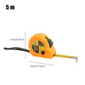 Self-Locking Heavy-Duty ABS Tape Measure with Steel Blade