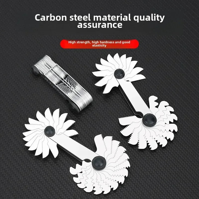 Universal Stainless Steel Thread Pitch & Screw Pitch Gauge