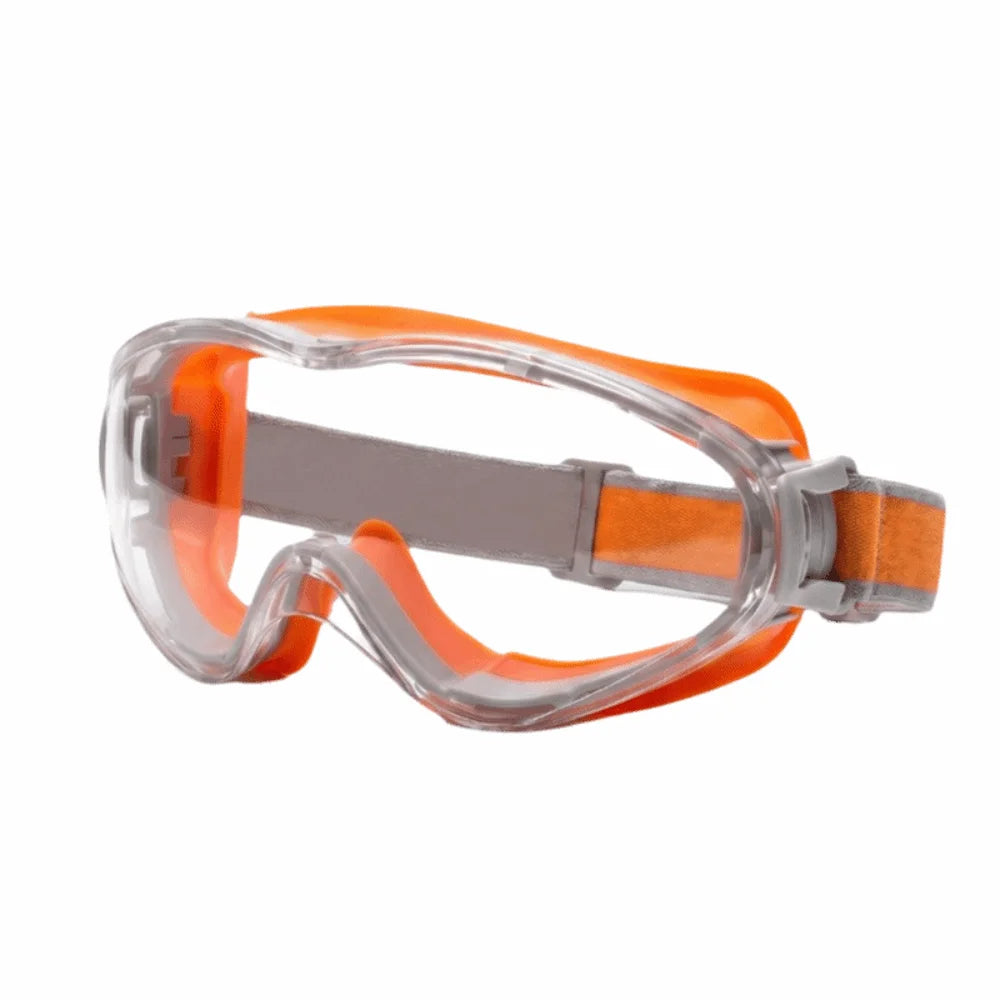 Anti Scratch Safety Glasses Clear Lens Silicone Frame Protective Eyewear Splash Proof Lightweight Anti Fog Goggles Work Safety